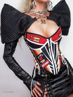 MIAMI HEAT Basketball Team Corset Bustier Top - Mologoko Couture