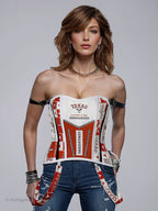 The University of Texas Longhorns Corset Top - Mologoko Couture