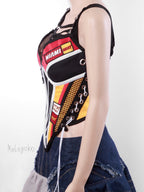 MIAMI HEAT Basketball Team Corset Bustier Top - Mologoko Couture