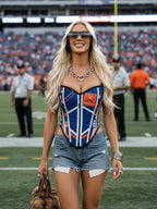 College Football UVA Cavaliers Team Fan Corset Top