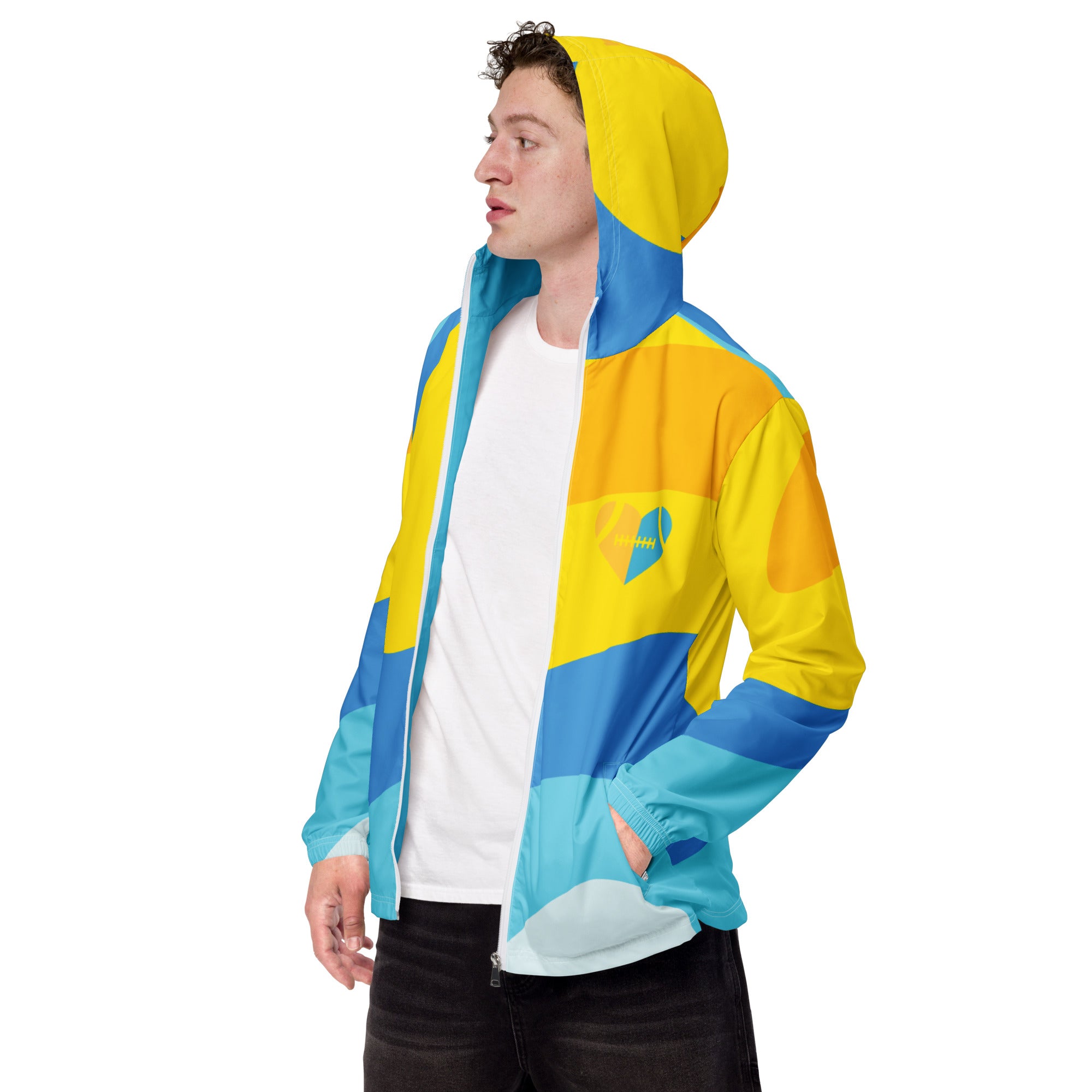 AFA I <3 Ukraine Signature Men’s windbreaker