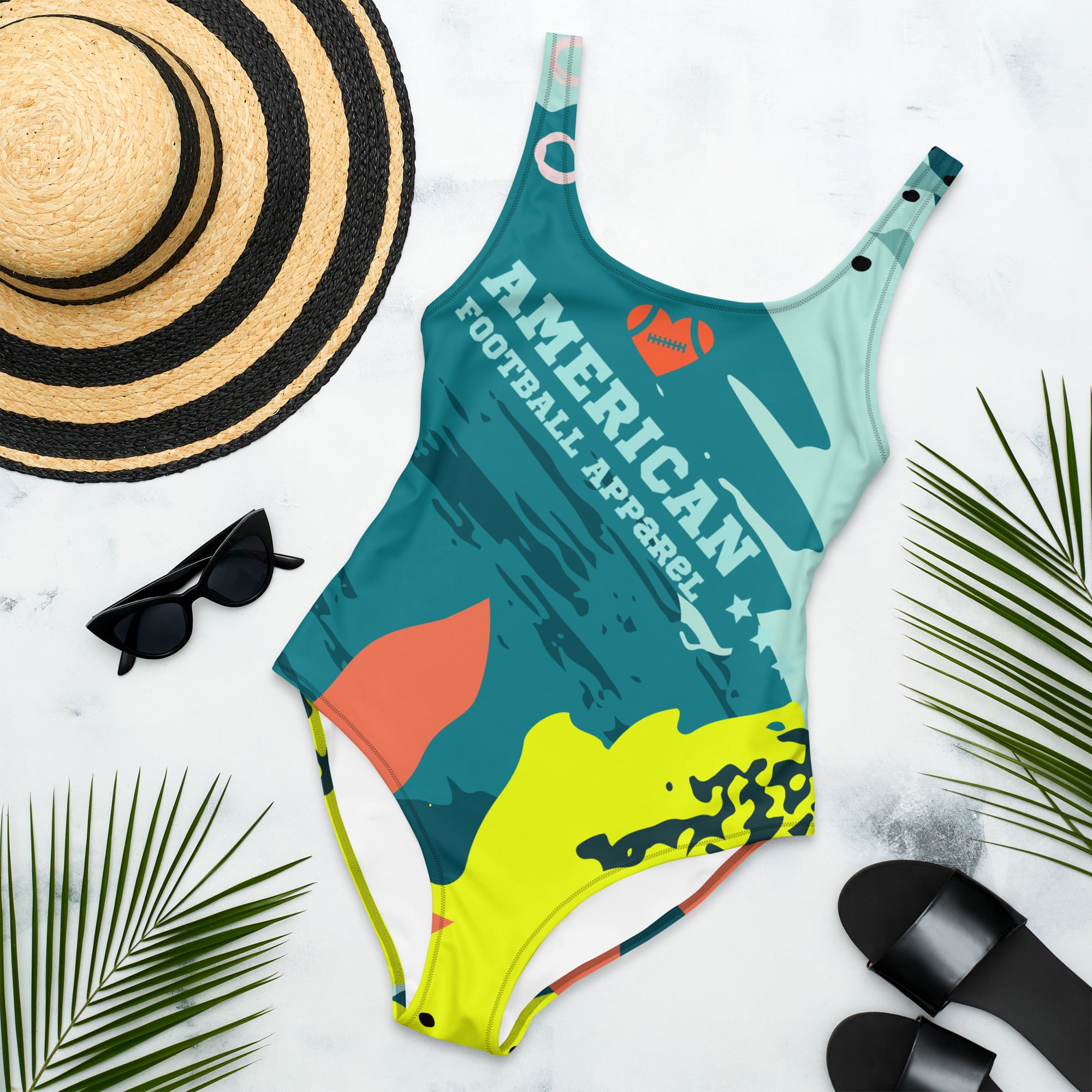 AFA Abstract Sealife Signature Premium One-Piece Swimsuit