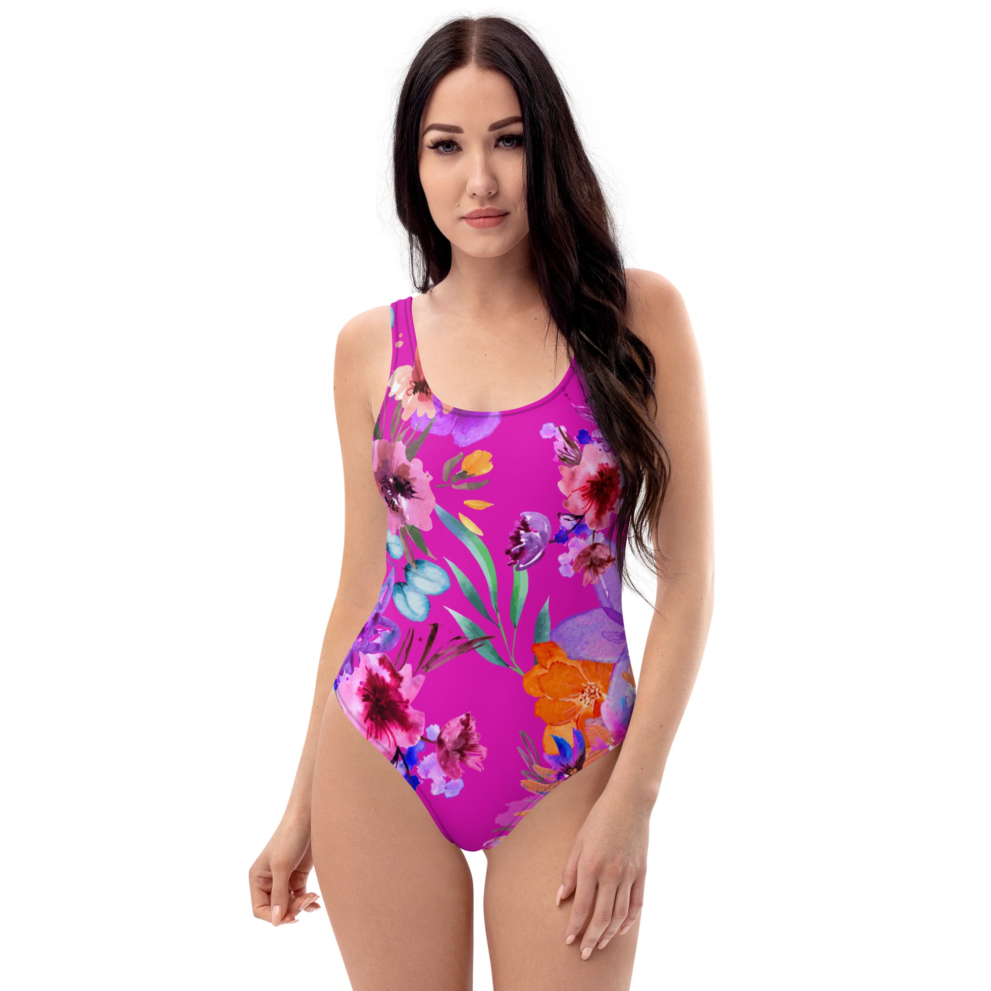 AFA Flower Pattern 1 One-Piece Swimsuit