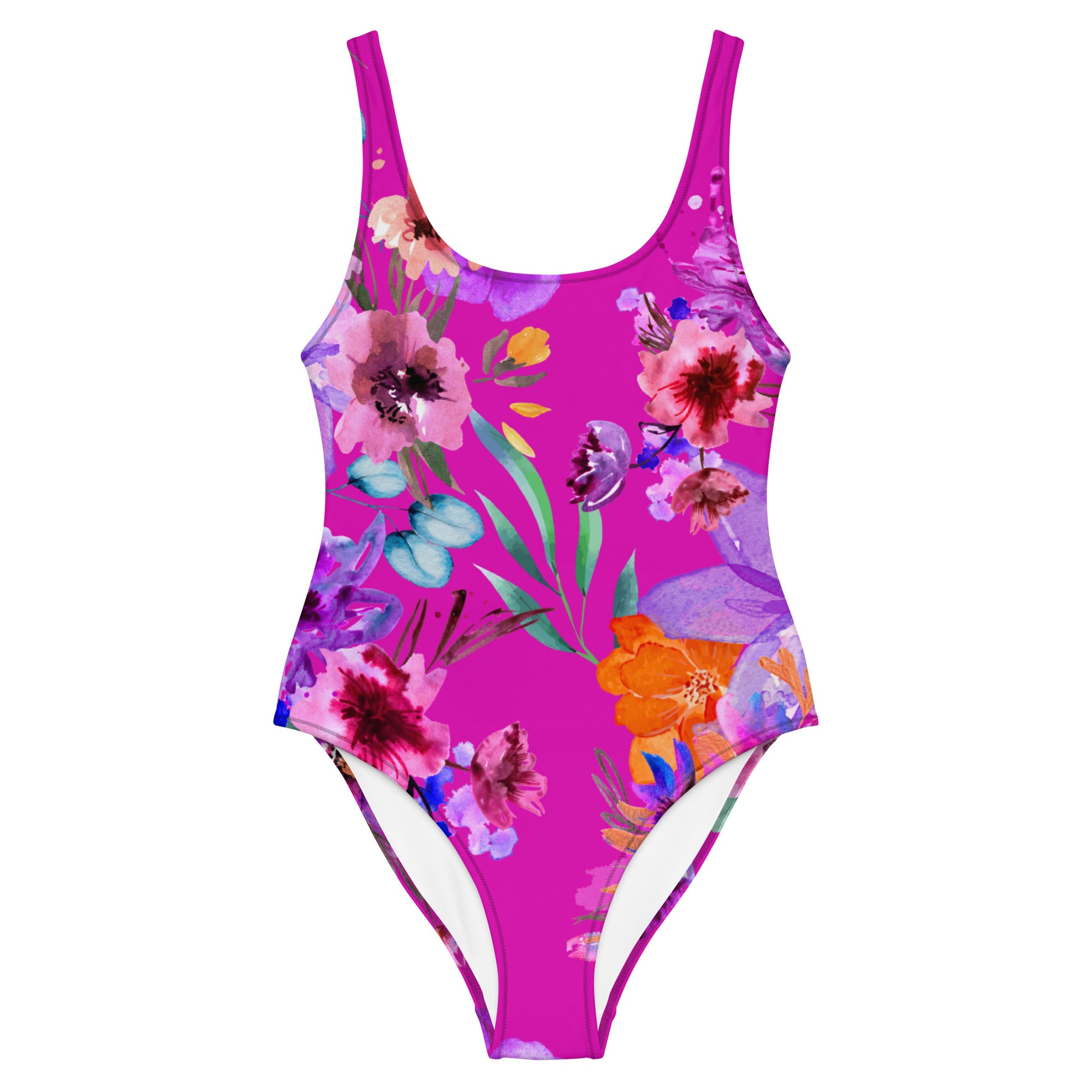 AFA Flower Pattern 1 One-Piece Swimsuit