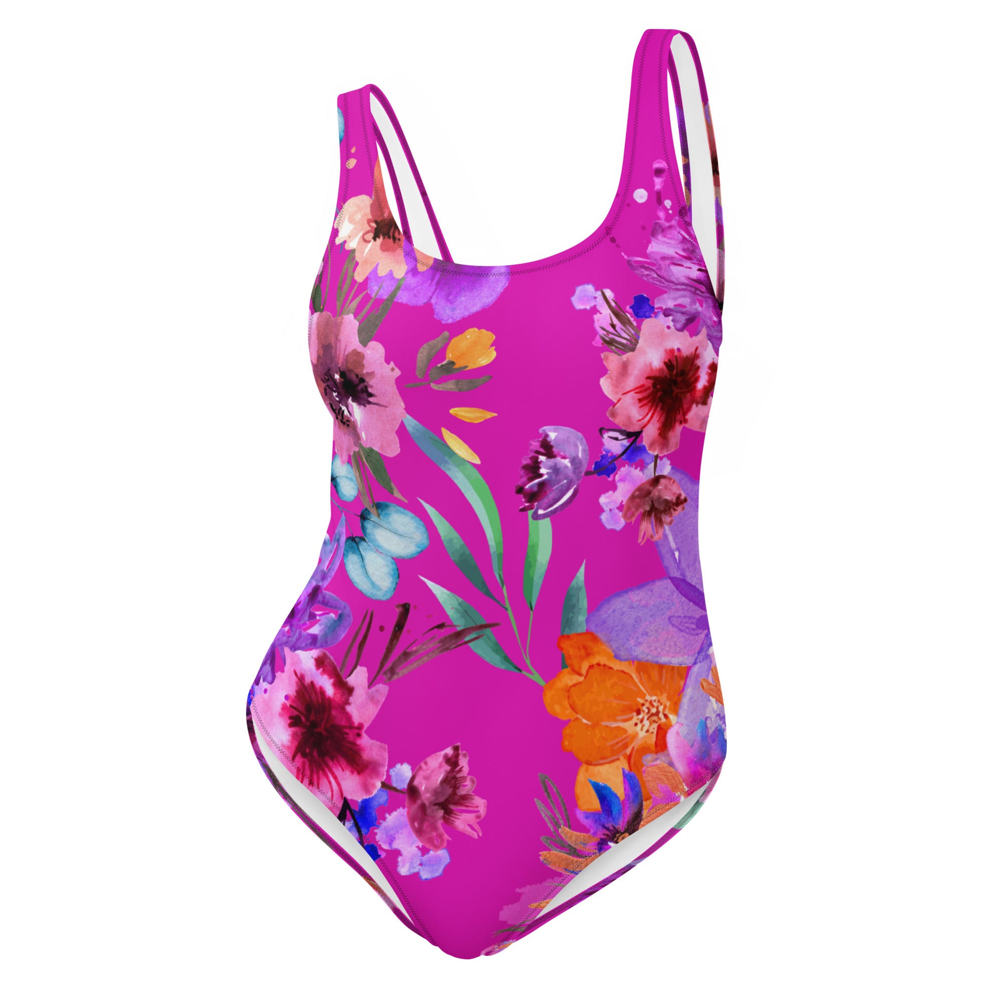 AFA Flower Pattern 1 One-Piece Swimsuit