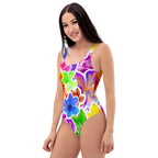 AFA Beach Wedding Flowers One-Piece Swimsuit