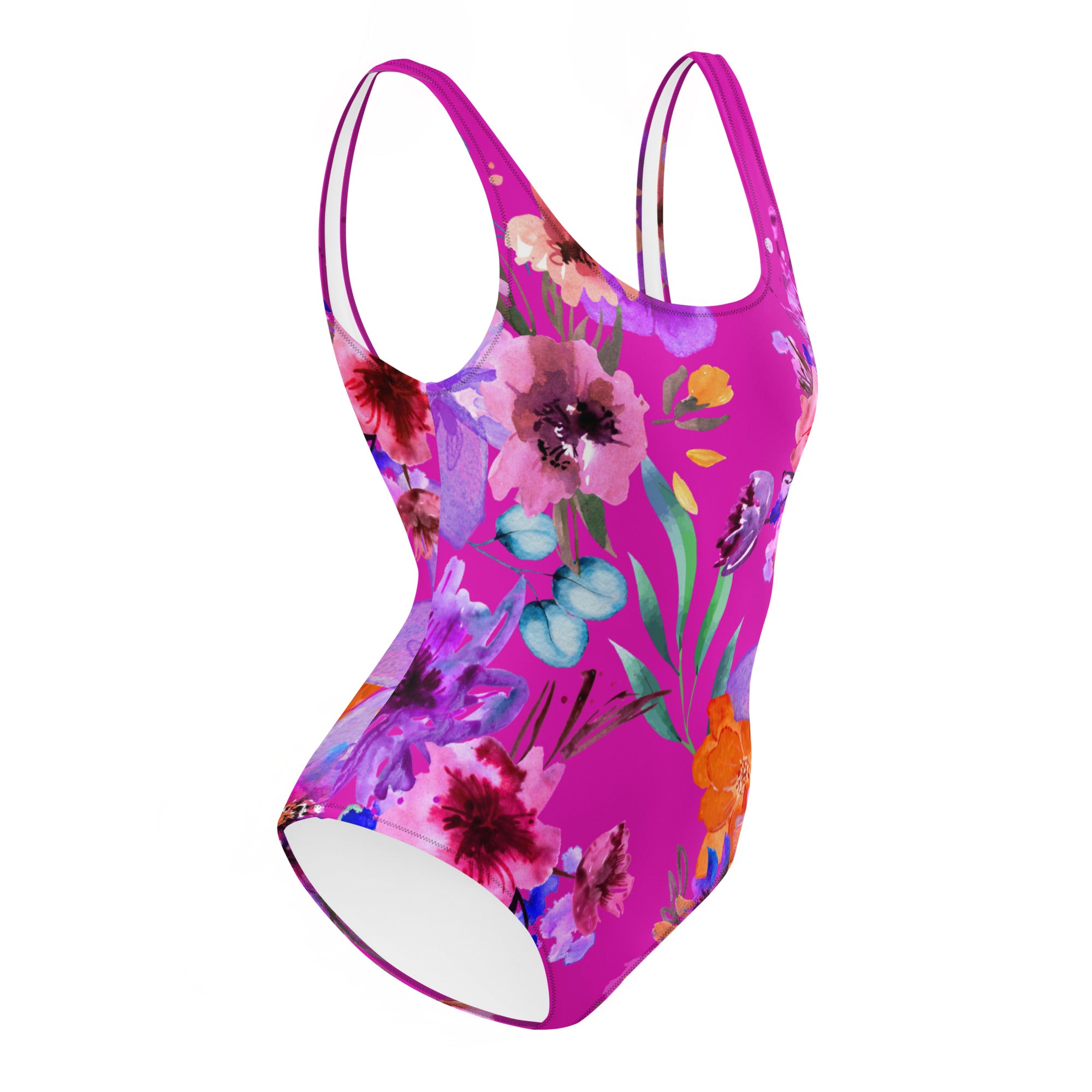 AFA Flower Pattern 1 One-Piece Swimsuit