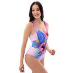 AFA Royal Blue Flower Garden One-Piece Swimsuit