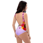 AFA Velvet Roses Flower Garden One-Piece Swimsuit