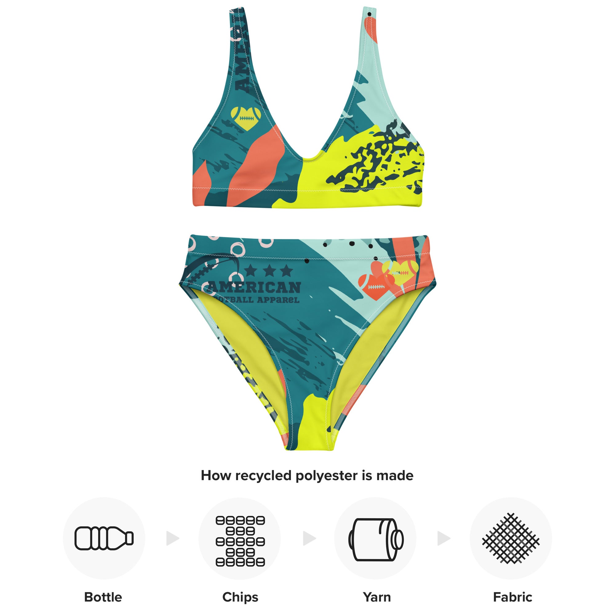 AFA Sealife Signature Recycled High-waisted Bikini