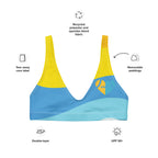 AFA I <3 UKRAINE! Recycled padded bikini top