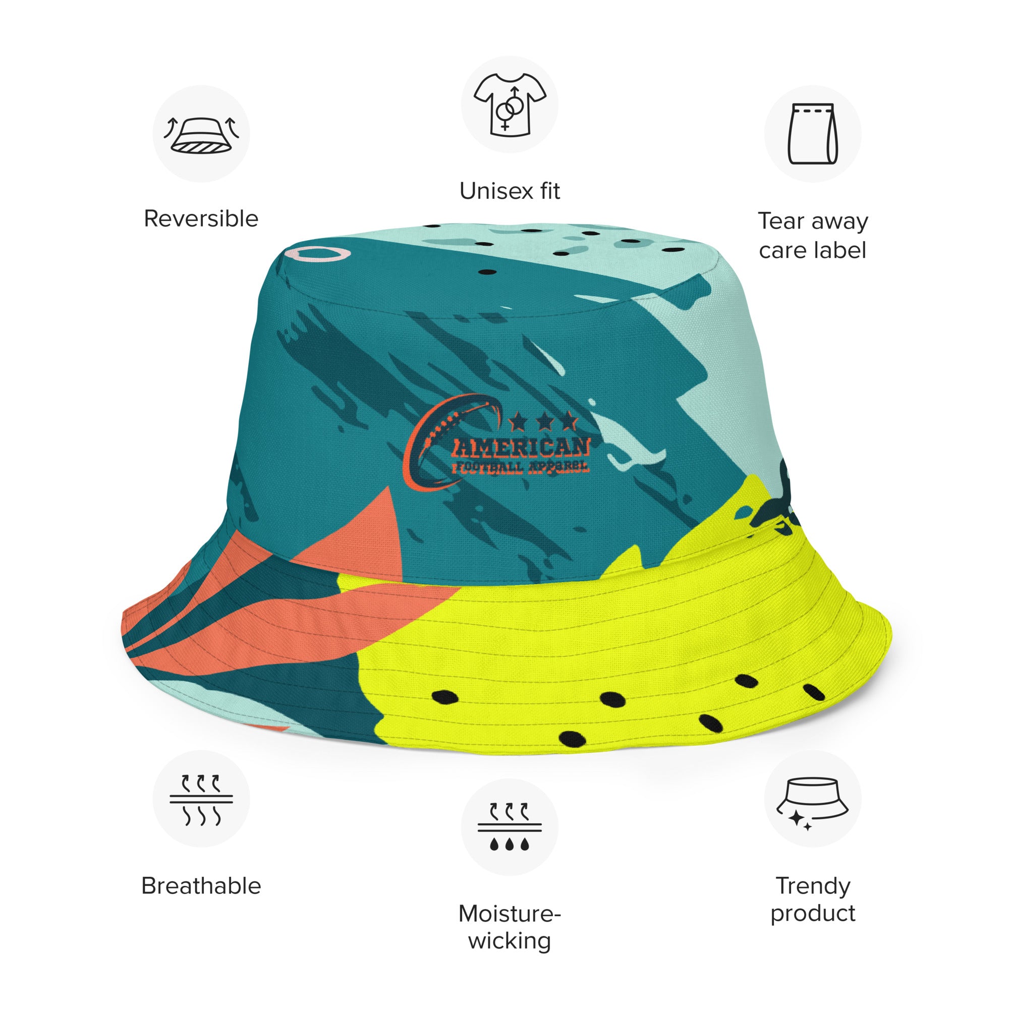 AFA Sealife Signature Reversible bucket hat