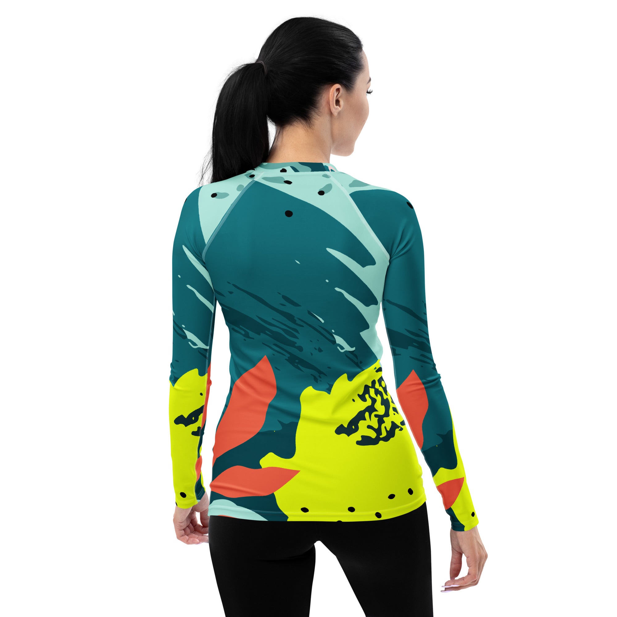 AFA Abstract Sealife Women's Rash Guard