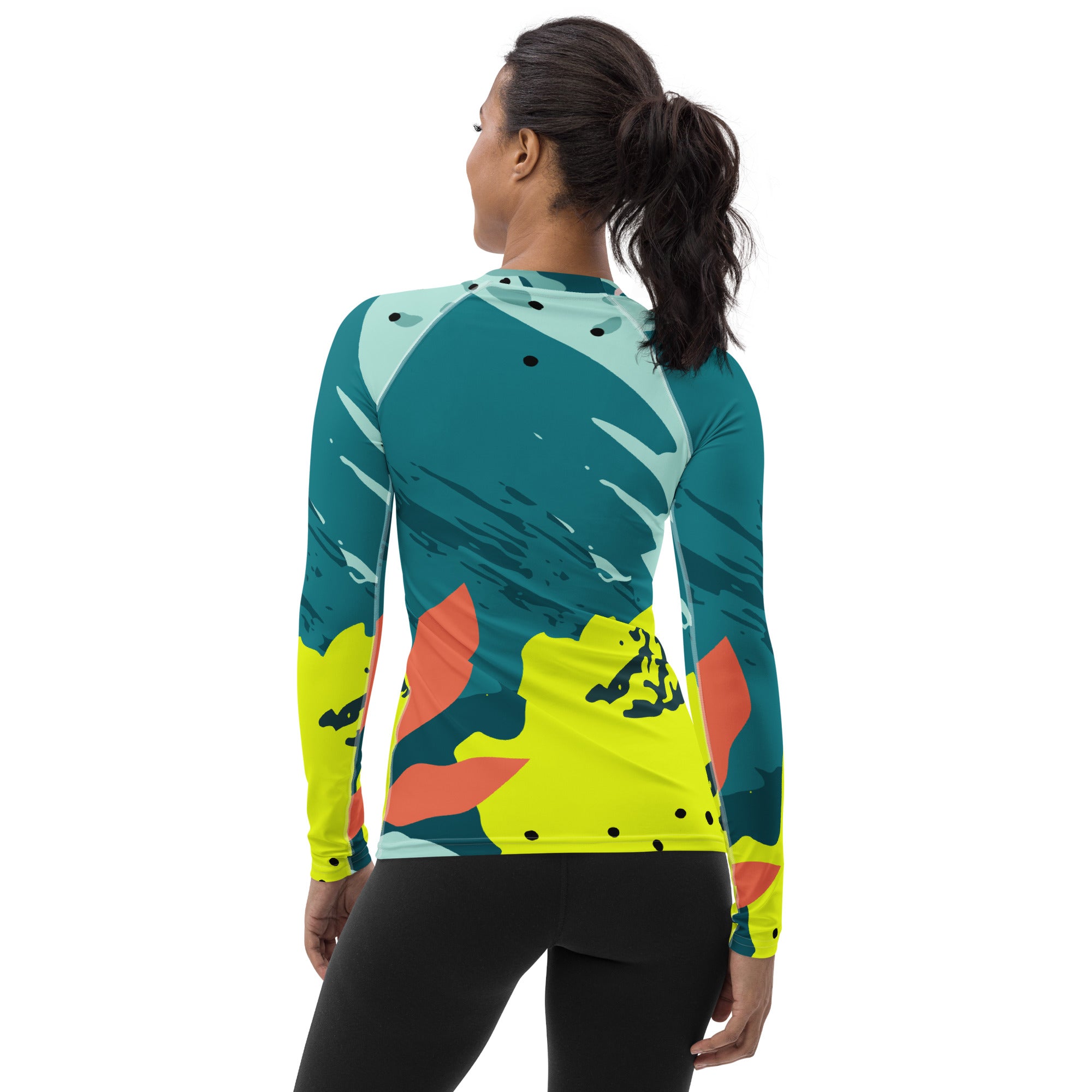 AFA Abstract Sealife Women's Rash Guard