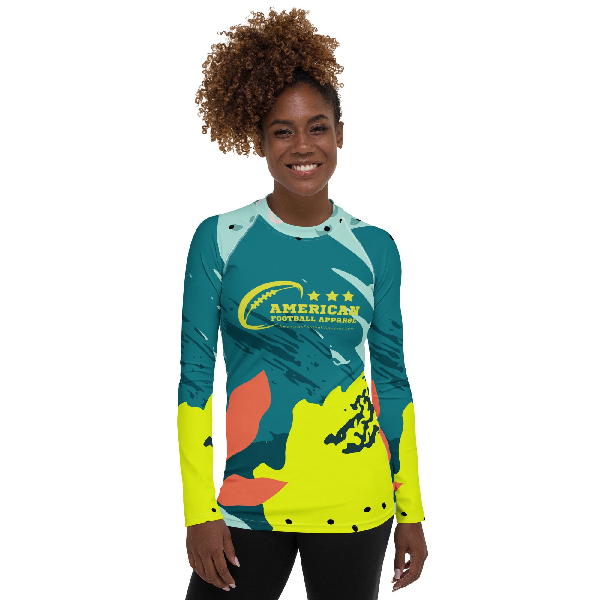 AFA Abstract Sealife Women's Rash Guard