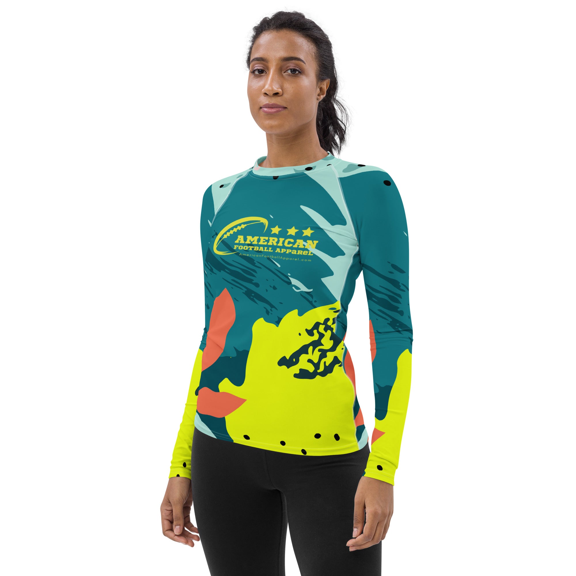 AFA Abstract Sealife Women's Rash Guard