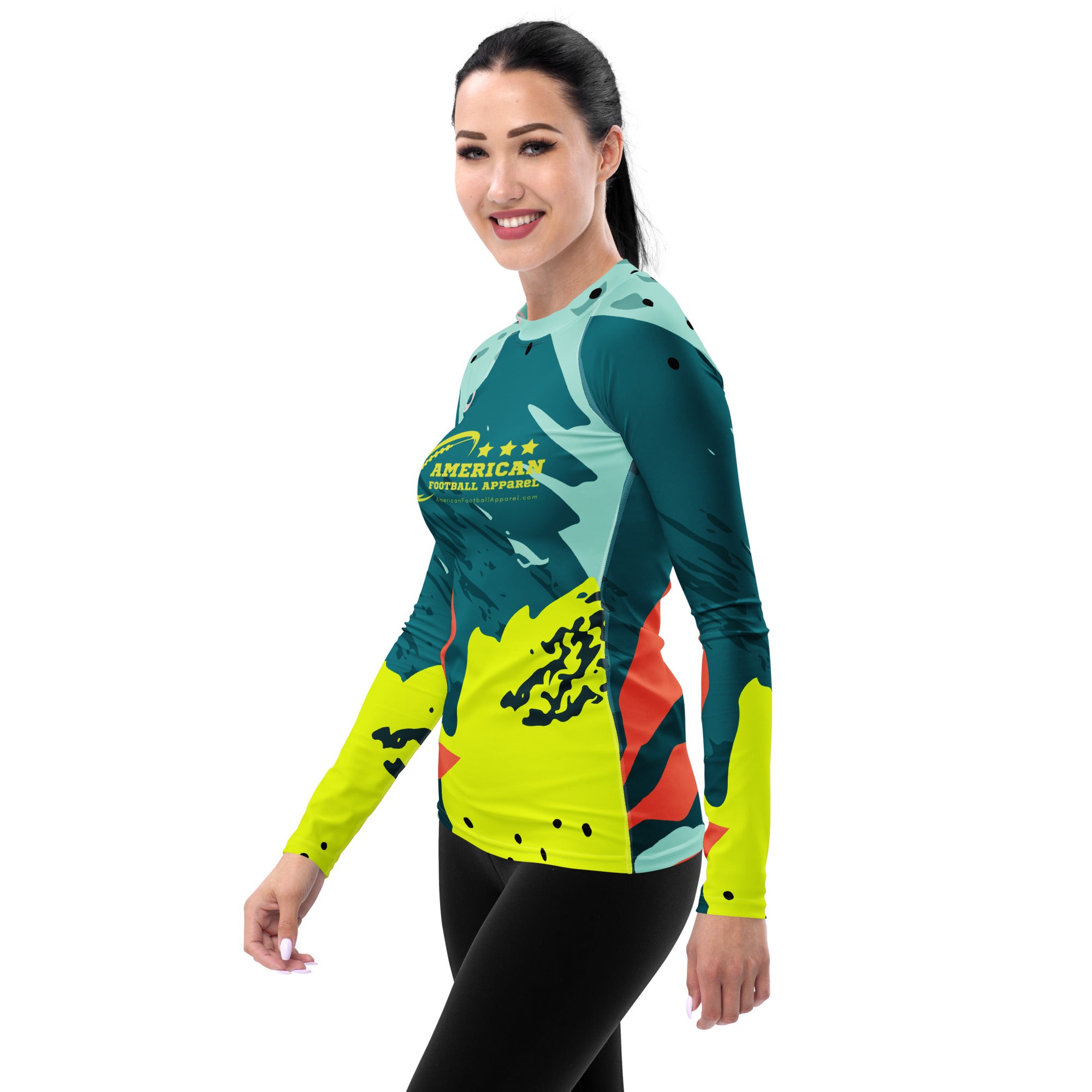 AFA Abstract Sealife Women's Rash Guard