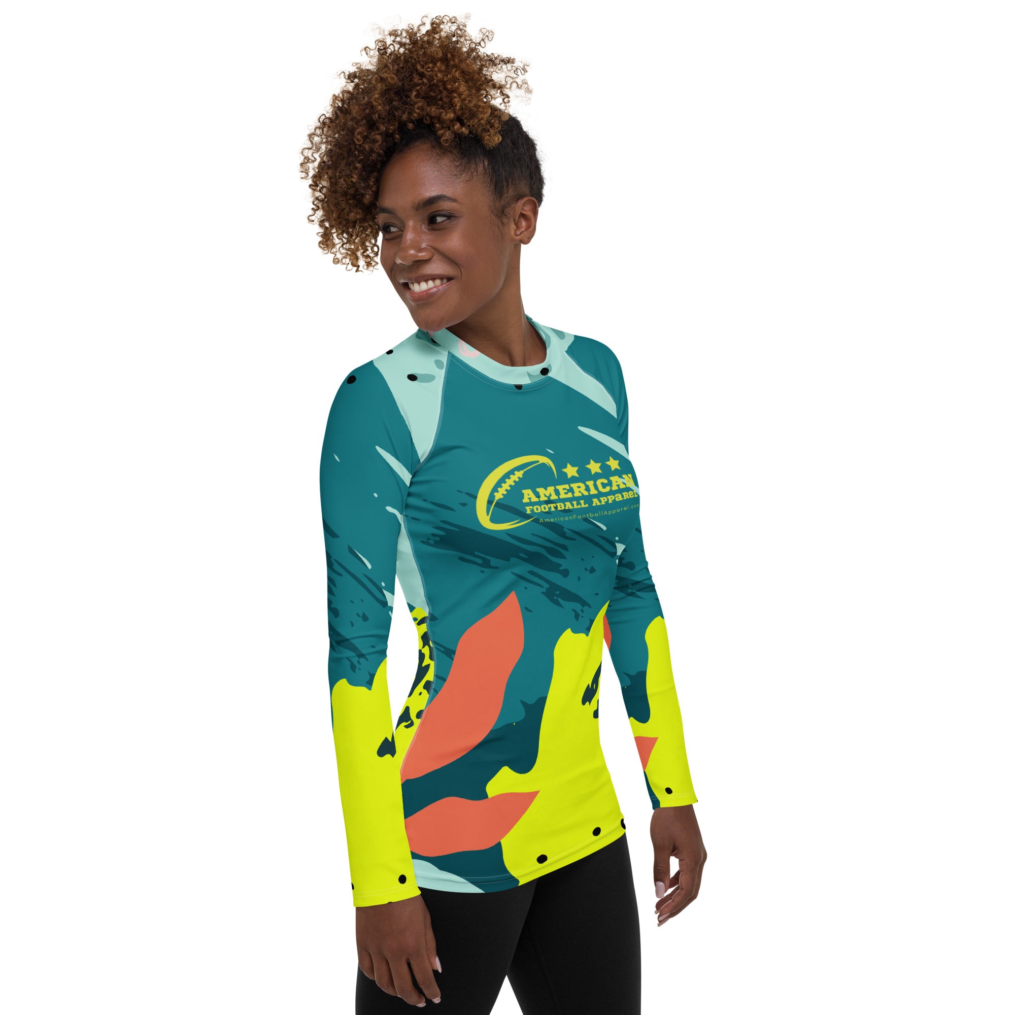 AFA Abstract Sealife Women's Rash Guard