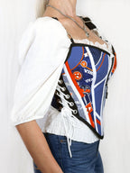 College Football UVA Cavaliers Team Fan Corset Top - Mologoko Couture